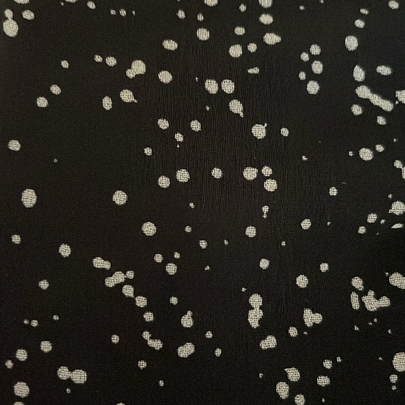 NWT Lulu's The Honey Punch Corsica Black Print One Shoulder Ruffled Dress. XS - Picture 4 of 4